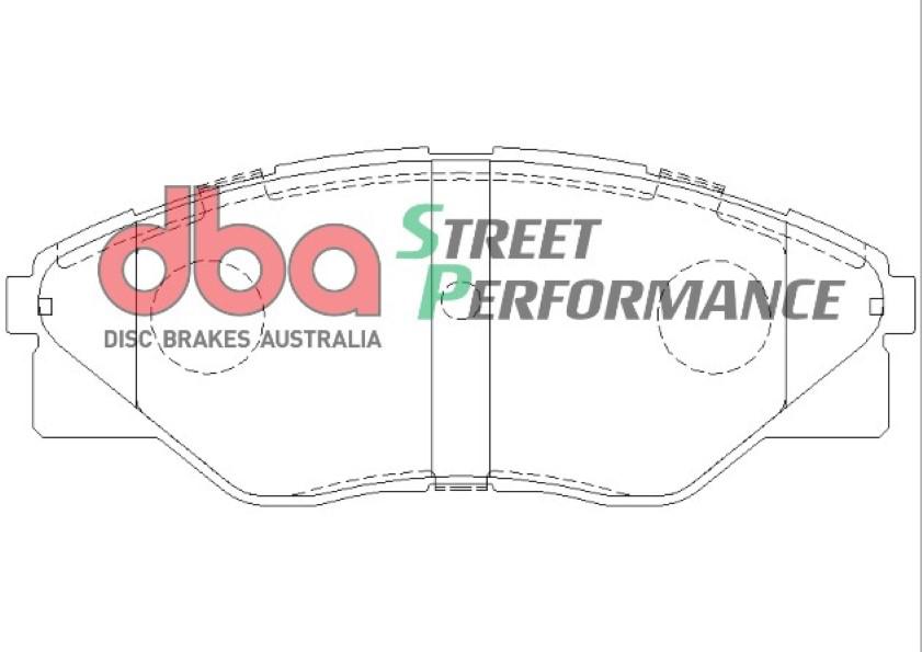 DBA Street Performance Brake Pad Set Front DB1985SP