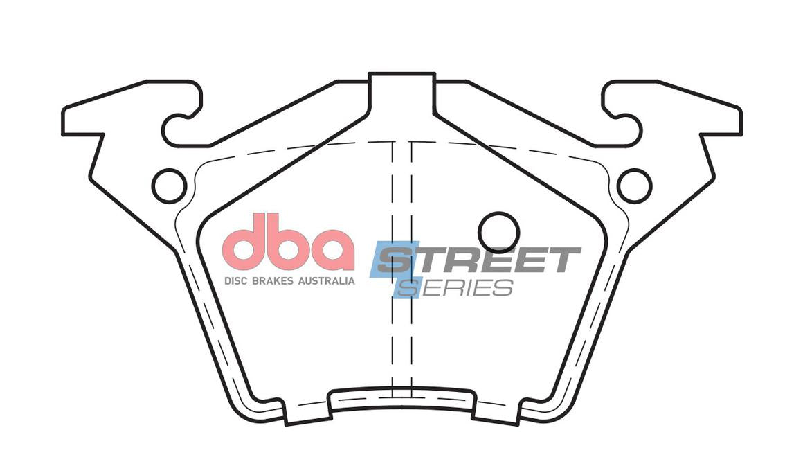DBA Street Series Brake Pad Set Rear DB1987SS