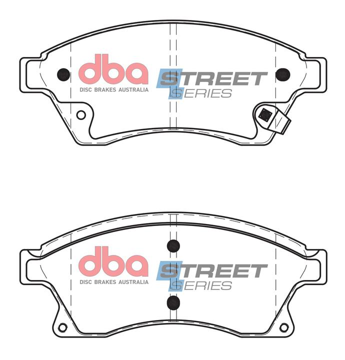 DBA Street Series Brake Pad Set Front DB1989SS