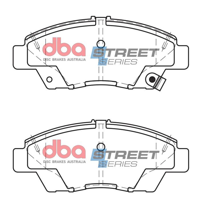 DBA Street Series Brake Pad Set Front DB1991SS
