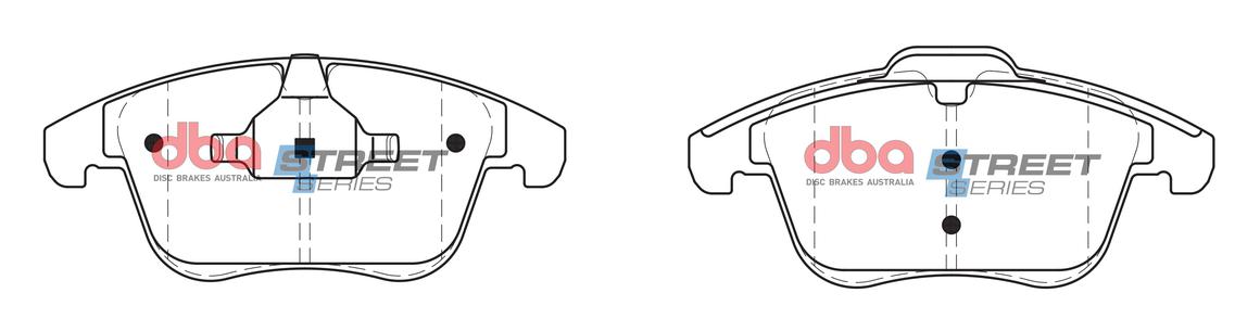 DBA Street Series Brake Pad Set Front DB1998SS