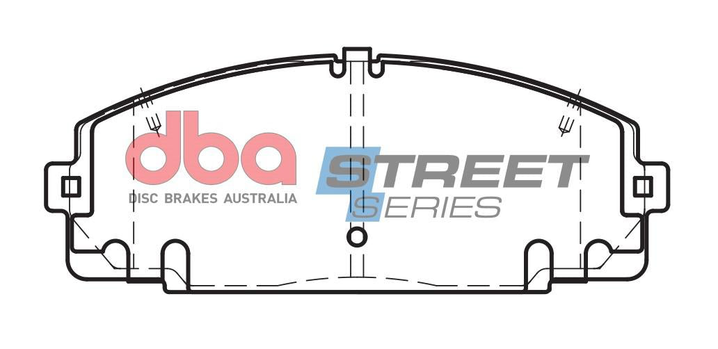DBA Street Series Brake Pad Set Front DB2000SS