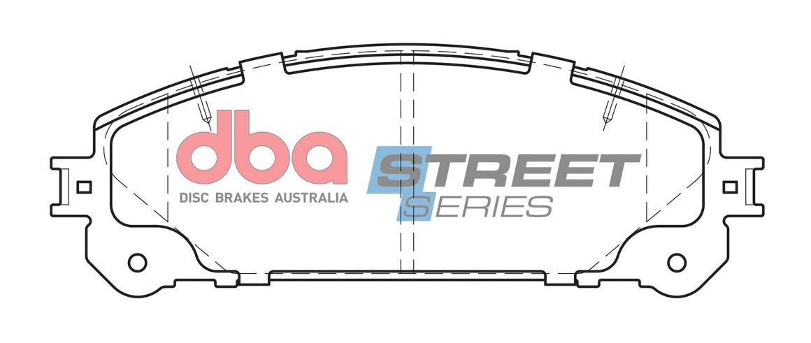 DBA Street Series Brake Pad Set Front DB2004SS