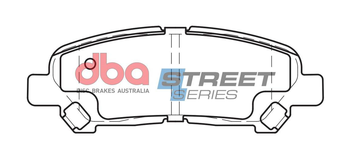 DBA Street Series Brake Pad Set Rear DB2005SS