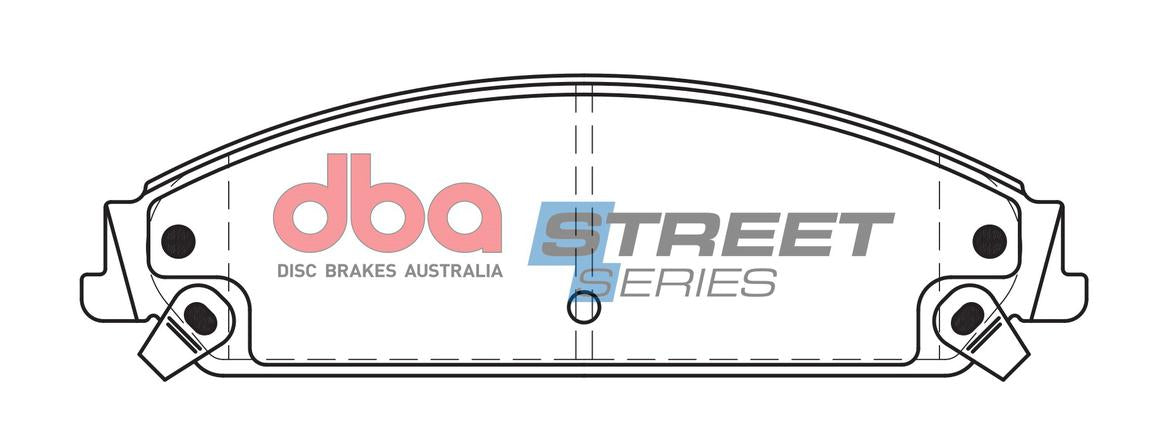 DBA Street Series Brake Pad Set Front DB2008SS
