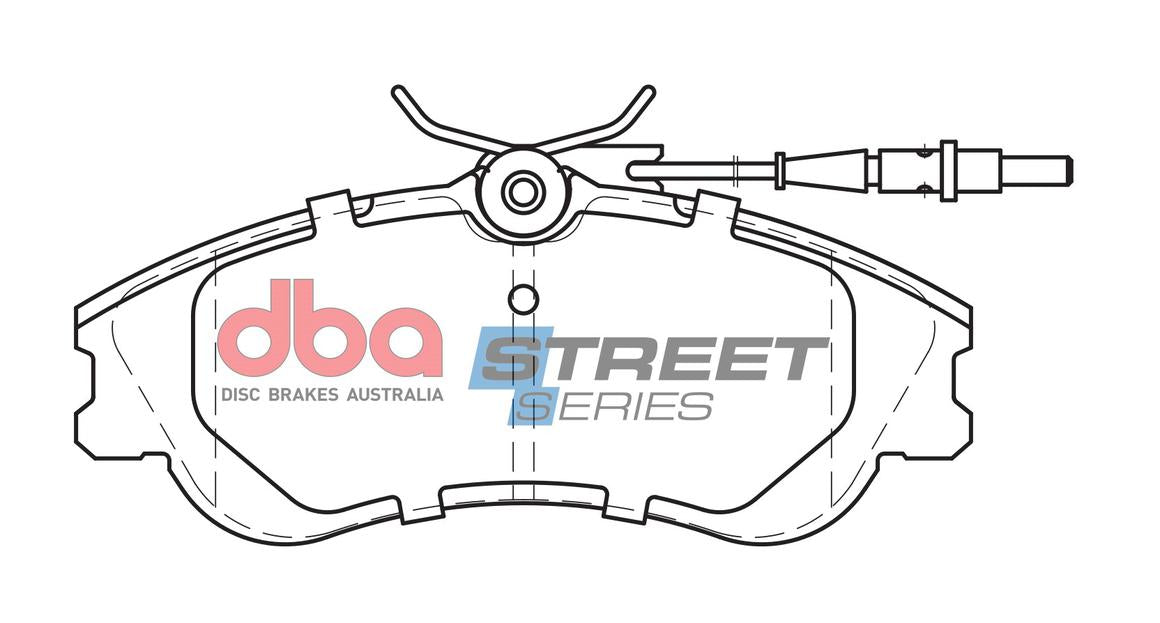 DBA Street Series Brake Pad Set Front DB2015SS