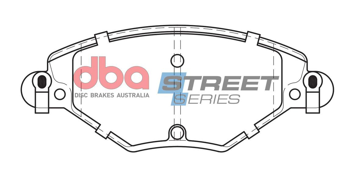 DBA Street Series Brake Pad Set Front DB2016SS