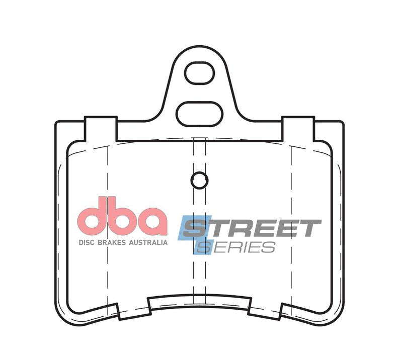 DBA Street Series Brake Pad Set Rear DB2017SS