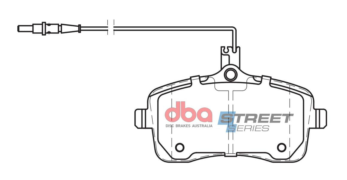DBA Street Series Brake Pad Set Front DB2025SS