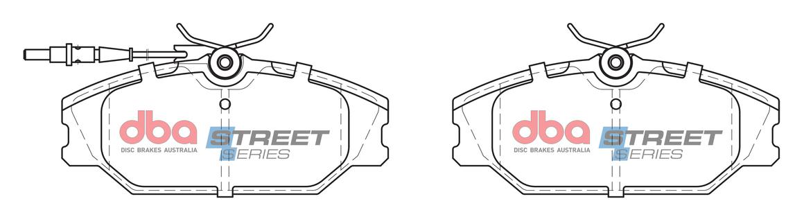 DBA Street Series Brake Pad Set Front DB2029SS