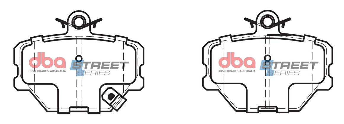 DBA Street Series Brake Pad Set Front DB2030SS