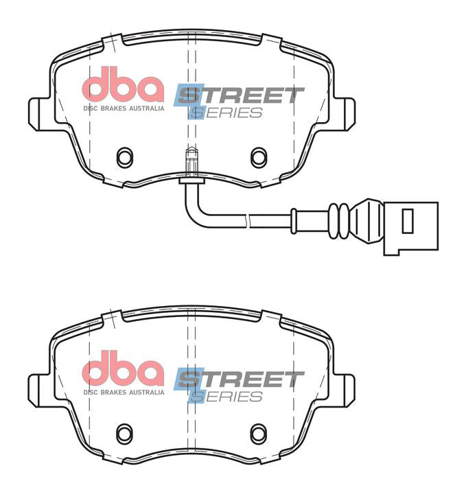 DBA Street Series Brake Pad Set Front DB2032SS