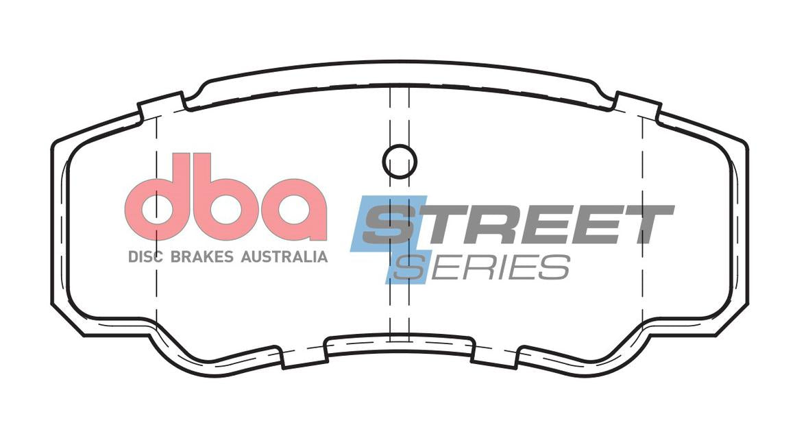 DBA Street Series Brake Pad Set Rear DB2046SS
