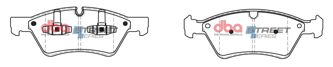 DBA Street Series Brake Pad Set Front DB2048SS