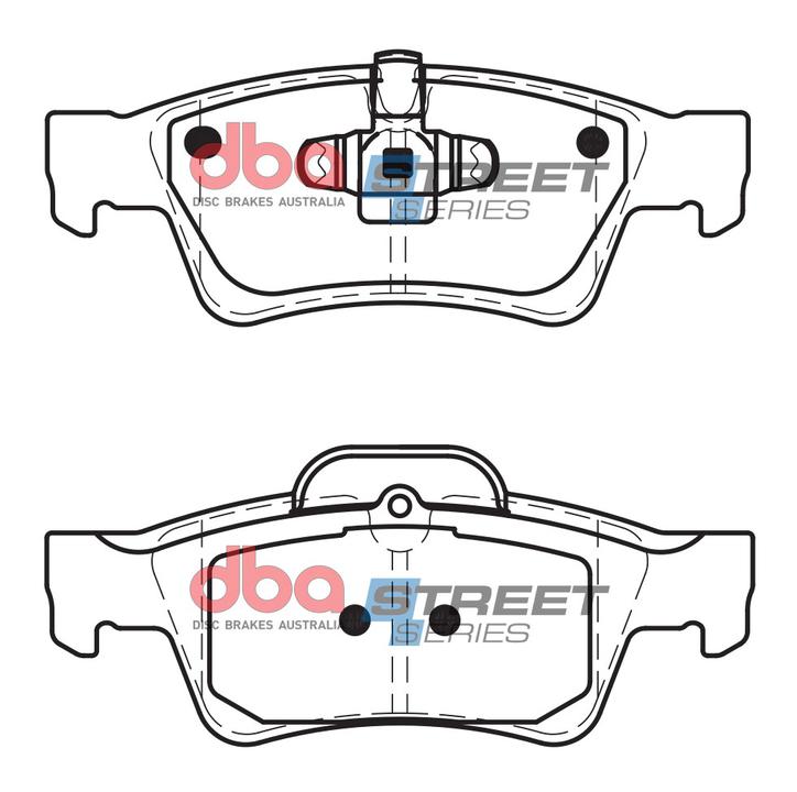 DBA Street Series Brake Pad Set Rear DB2049SS
