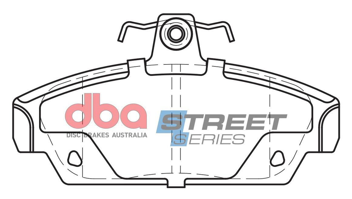 DBA Street Series Brake Pad Set Front DB2053SS