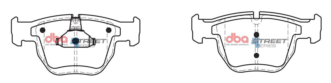DBA Street Series Brake Pad Set Front DB2054SS