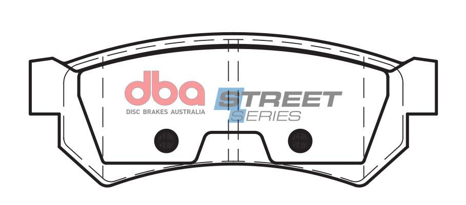 DBA Street Series Brake Pad Set Rear DB2056SS