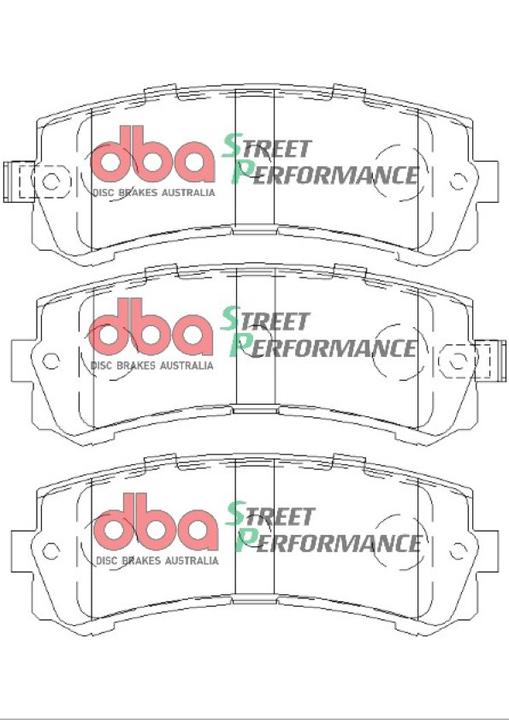 DBA Street Performance Brake Pad Set Rear DB2060SP