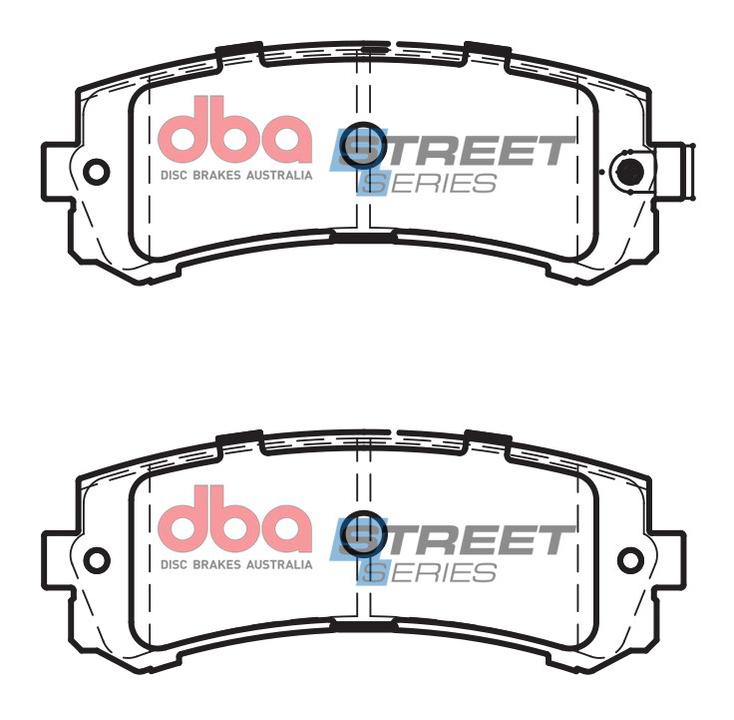 DBA Street Series Brake Pad Set Rear DB2060SS
