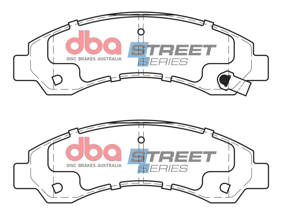 DBA Street Series Brake Pad Set Front DB2061SS
