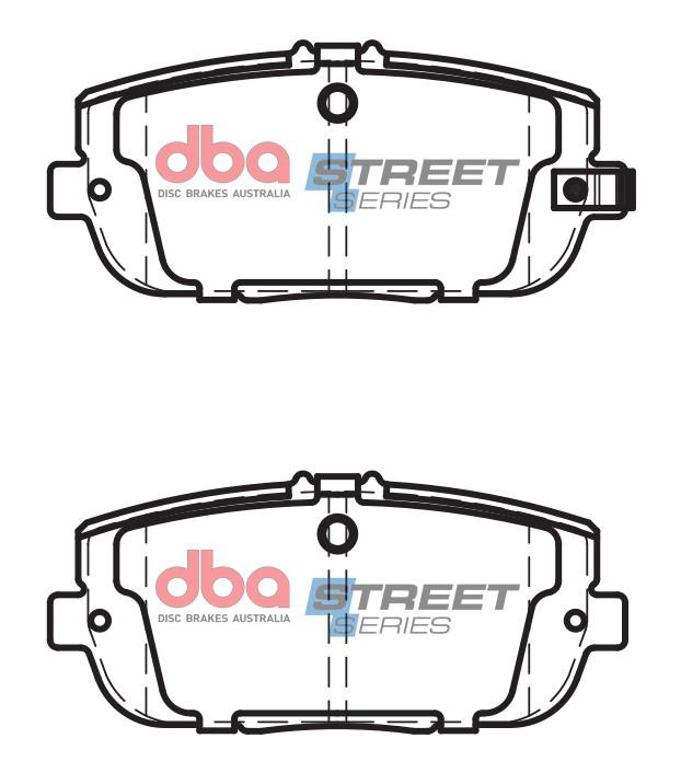DBA Street Series Brake Pad Set Rear DB2064SS