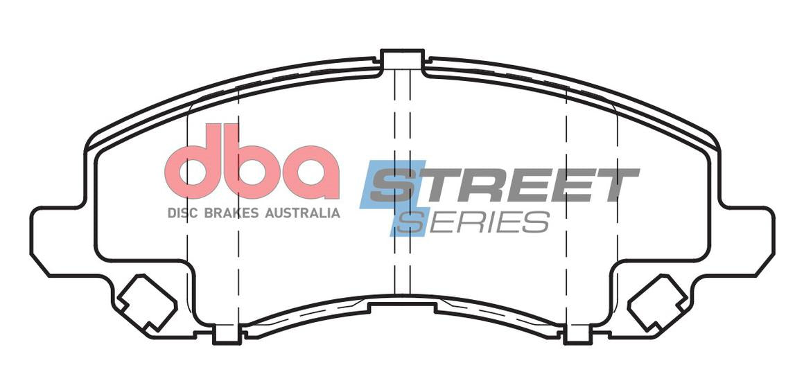 DBA Street Series Brake Pad Set Front DB2065SS