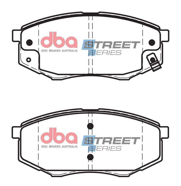 DBA Street Series Brake Pad Set Front DB2072SS