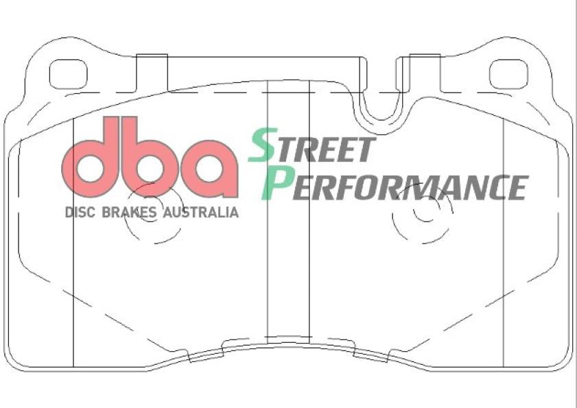 DBA Street Performance Brake Pad Set Front DB2073SP