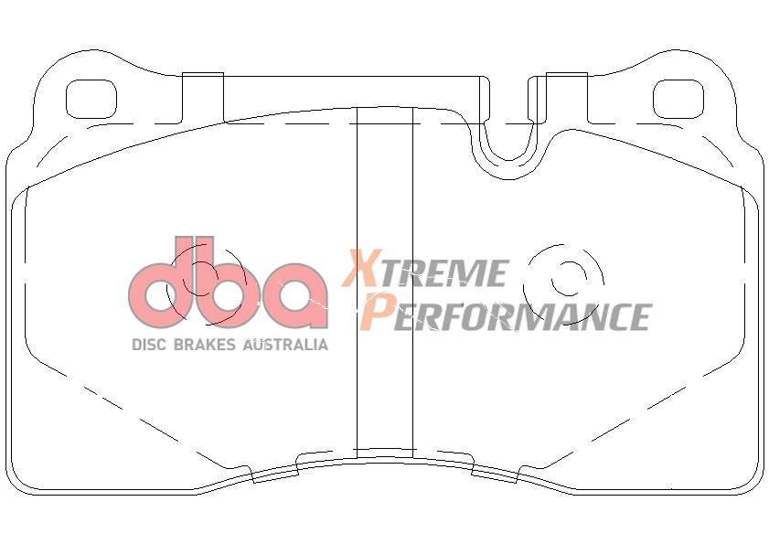 DBA Xtreme Performance Brake Pad Set Front DB2073XP