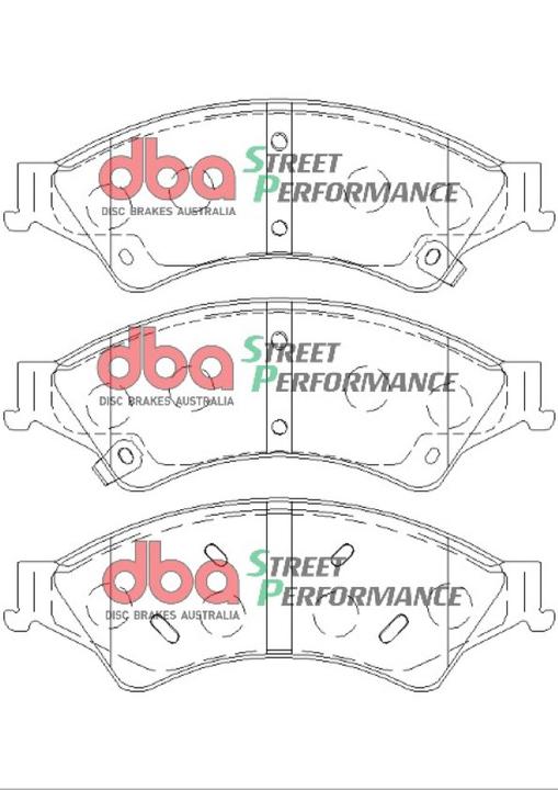DBA Street Performance Brake Pad Set Front DB2074SP