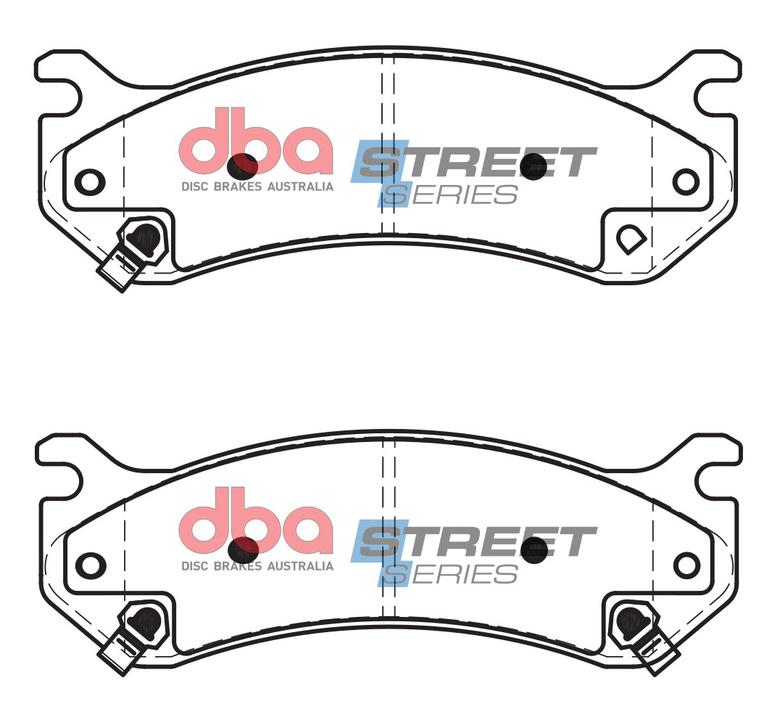 DBA Street Series Brake Pad Set Front DB2080SS