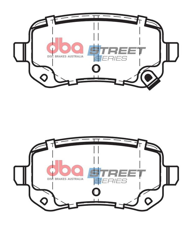 DBA Street Series Brake Pad Set Rear DB2152SS