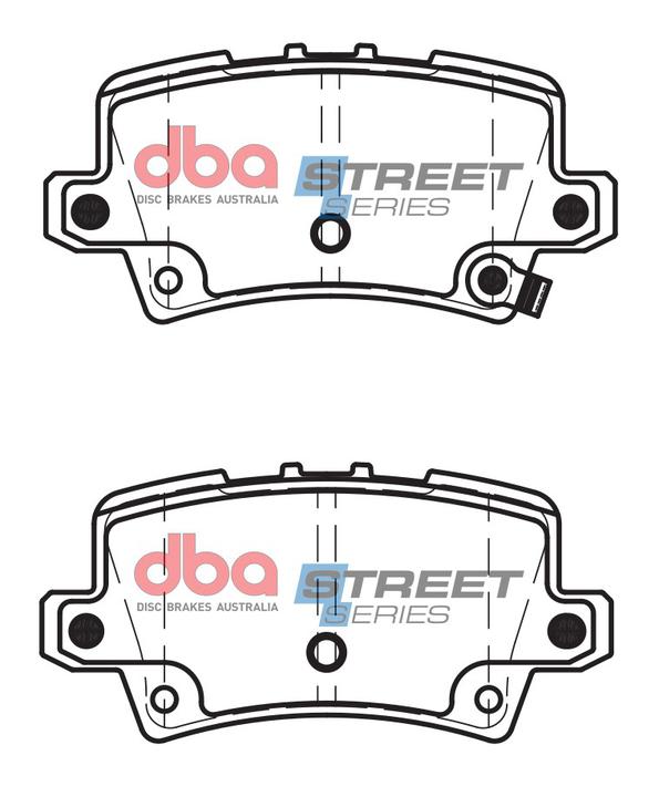 DBA Street Series Brake Pad Set Rear DB2177SS