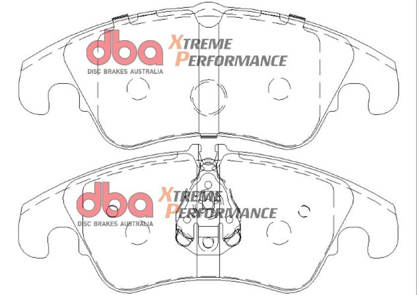 DBA Xtreme Performance Brake Pad Set Front DB2186XP