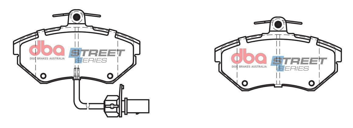DBA Street Series Brake Pad Set Front DB2193SS
