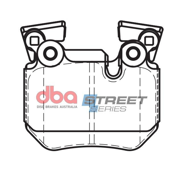 DBA Street Series Brake Pad Set Rear DB2196SS