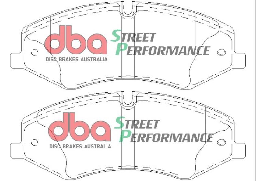 DBA Street Performance Brake Pad Set Front DB2203SP