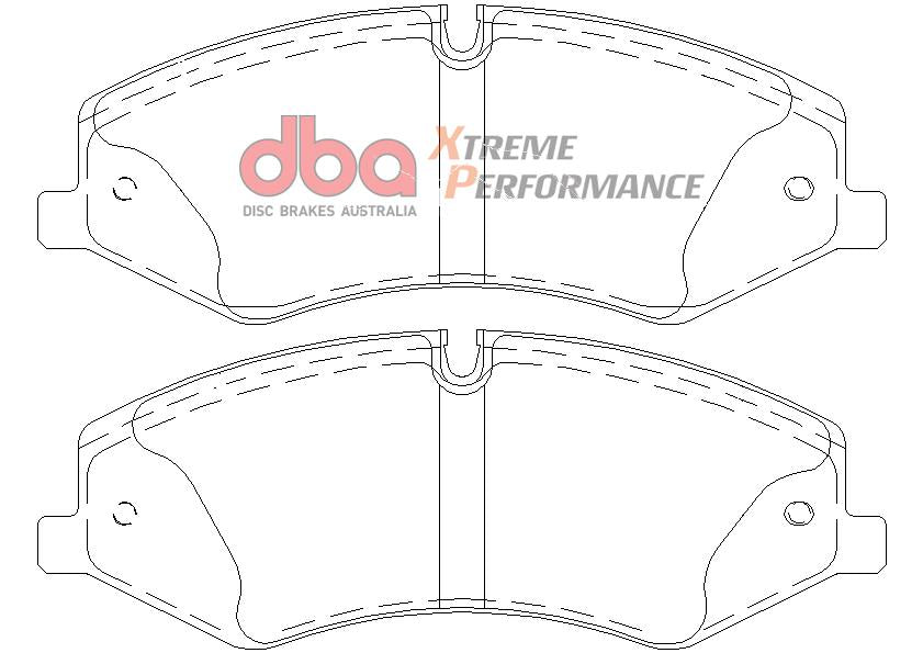DBA Xtreme Performance Brake Pad Set Front DB2203XP
