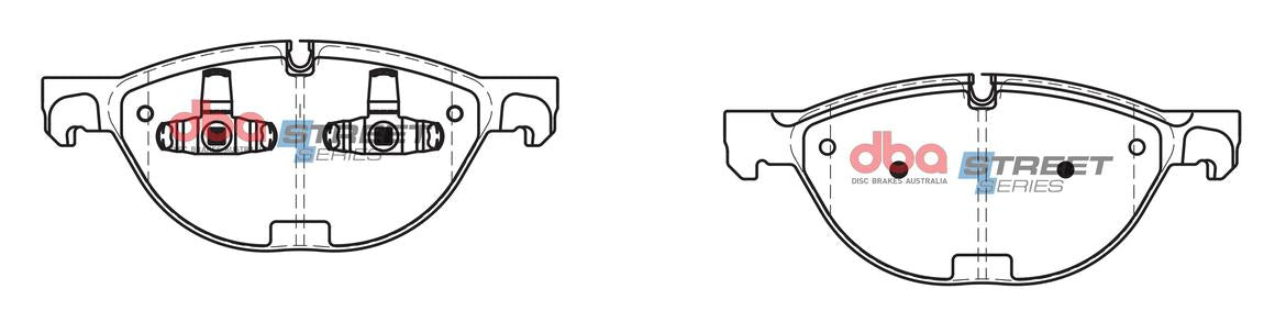 DBA Street Series Brake Pad Set Front DB2209SS