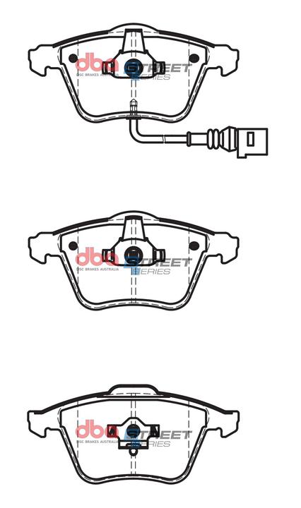 DBA Street Series Brake Pad Set Front DB2210SS