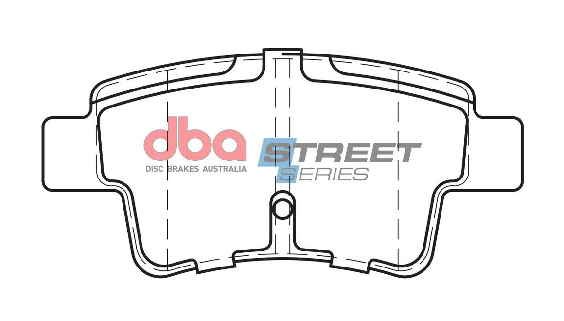 DBA Street Series Brake Pad Set Rear DB2220SS