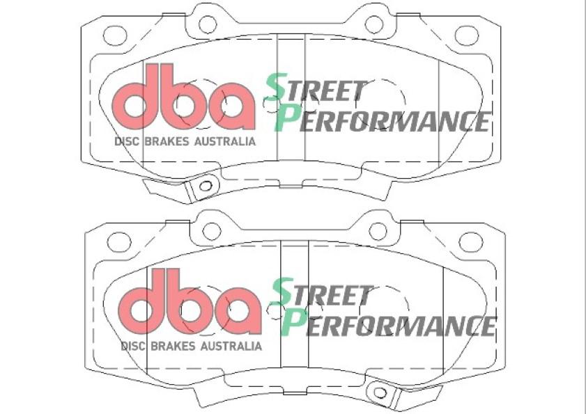 DBA Street Performance Brake Pad Set Front DB2221SP