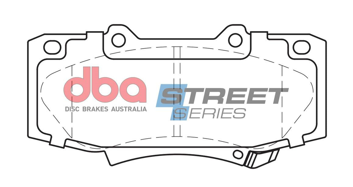 DBA Street Series Brake Pad Set Front DB2221SS