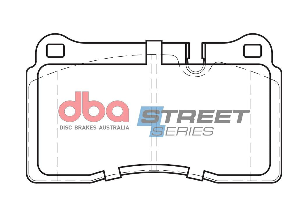 DBA Street Series Brake Pad Set Front DB2228SS