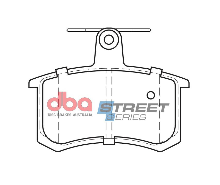 DBA Street Series Brake Pad Set Rear DB222SS