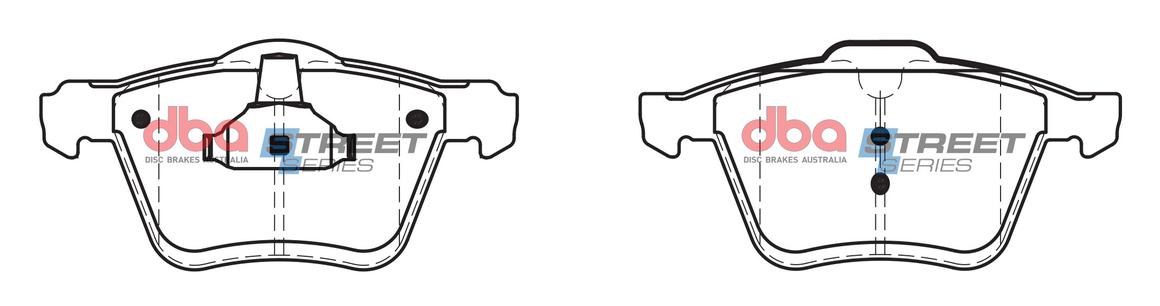 DBA Street Series Brake Pad Set Front DB2236SS