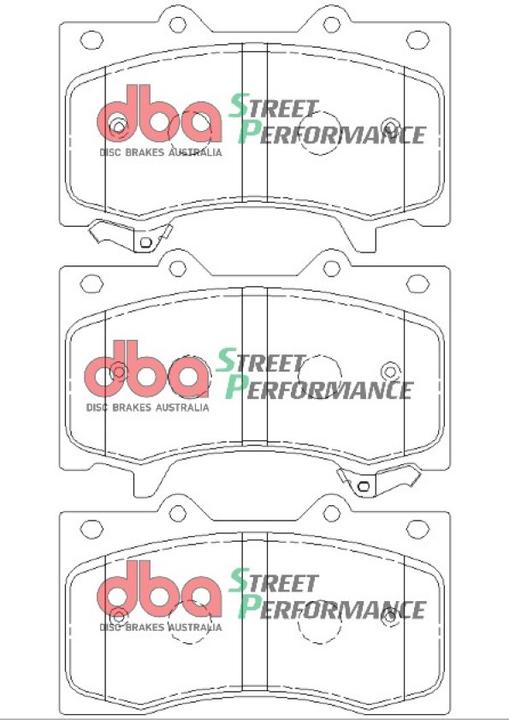 DBA Street Performance Brake Pad Set Front DB2242SP