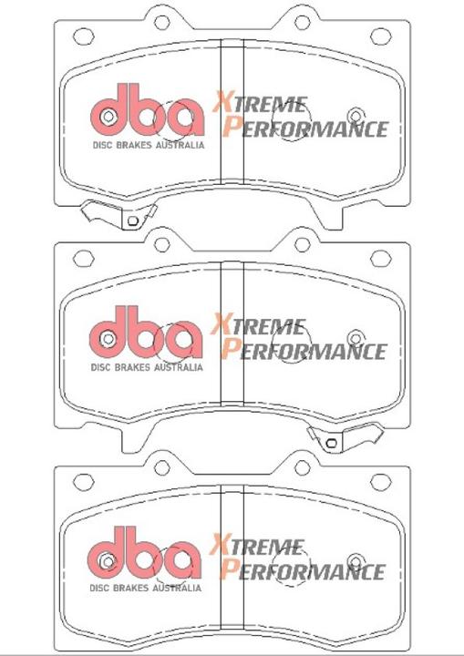 DBA Xtreme Performance Brake Pad Set Front DB2242XP