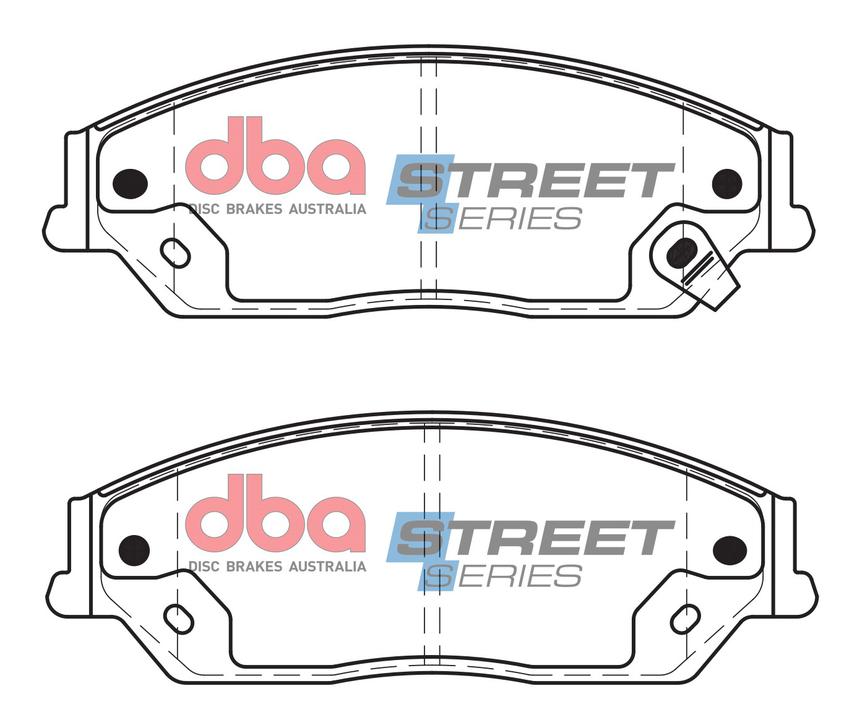 DBA Street Series Brake Pad Set Front DB2243SS